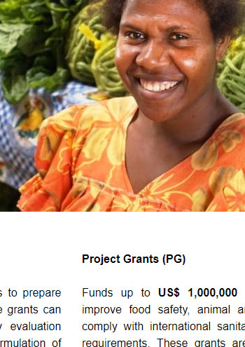 Project Grant - Standards and Trade Development Facility