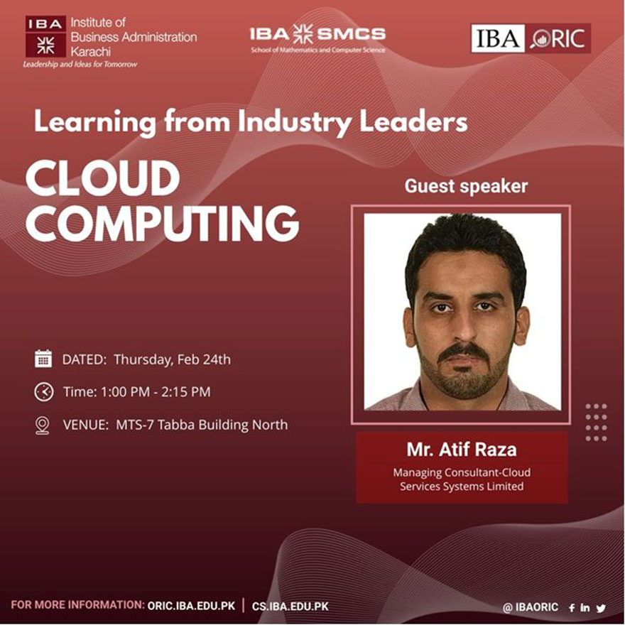 Learn from Industry Leaders Seminar Series on the topic Cloud Computing